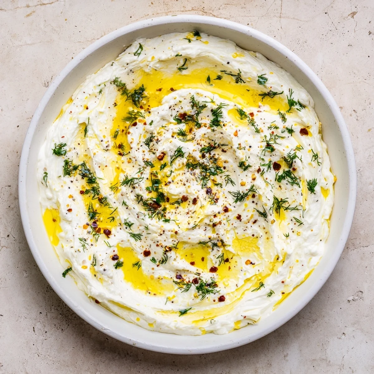 Enjoy the light, airy texture and refreshing taste of Angel Wings Whipped Feta Dip with pita chips.