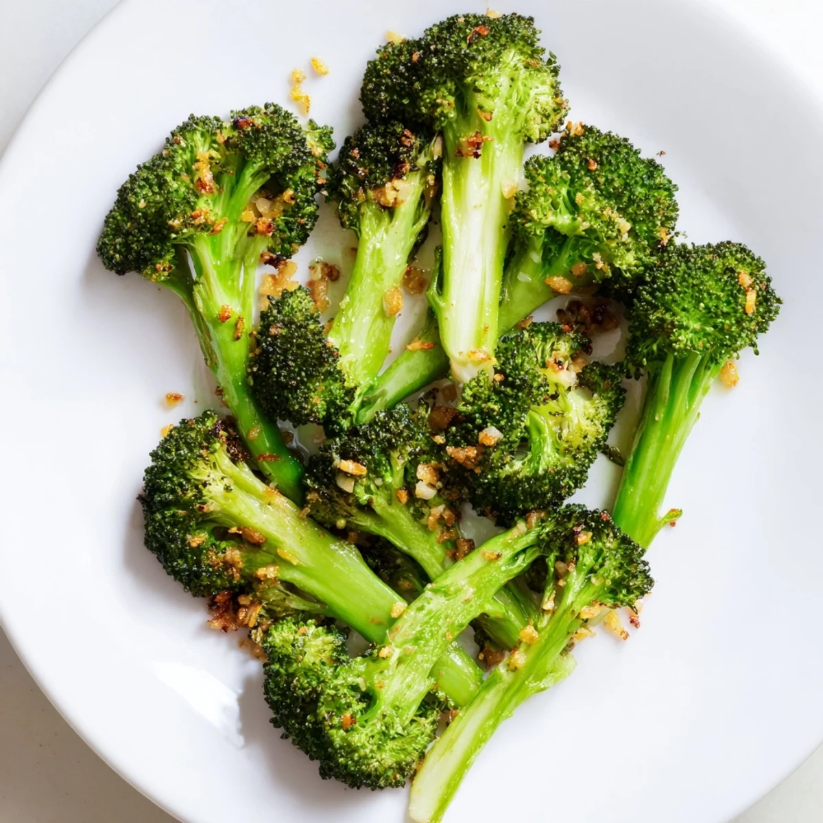 Lemon Garlic Roasted Broccoli