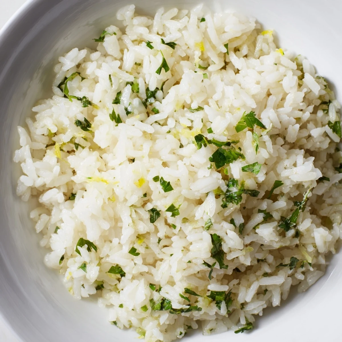 Fluffy cilantro lime rice, bright and vibrant, ready to complement your favorite Mexican-inspired meal.