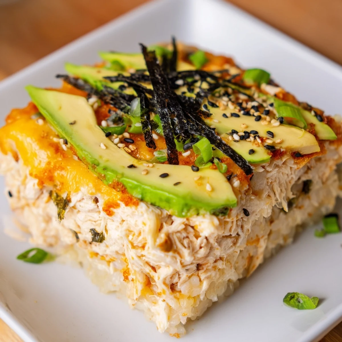 Chicken Sushi Bake Dish