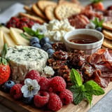 Spring Charcuterie Edible Flowers Fruits