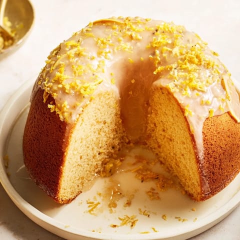 Glazed Lemon Poppy Cake