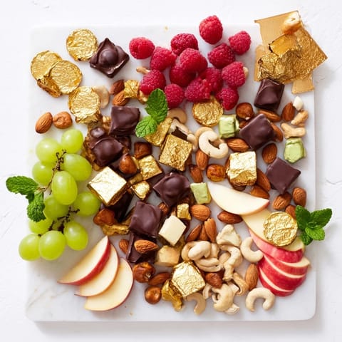 New Years Gold Chocolate Board