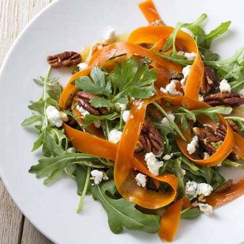 Roasted Carrot Ribbon Salad