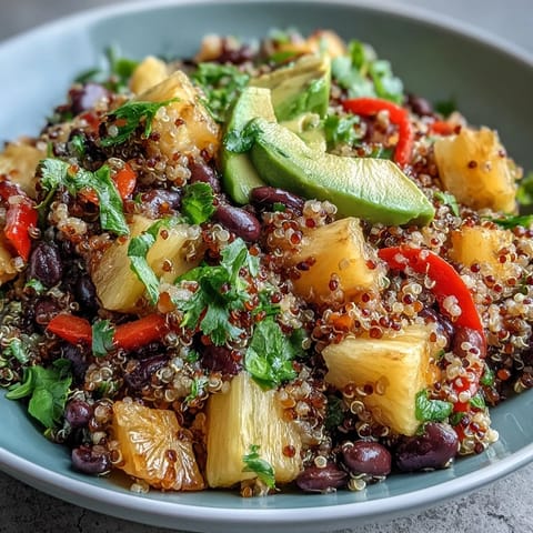 Tropical Quinoa Salad Pineapple