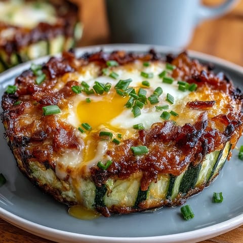Keto Bacon Egg Zucchini