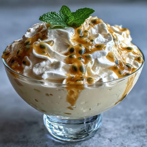 Airy Tangy Passionfruit Mousse