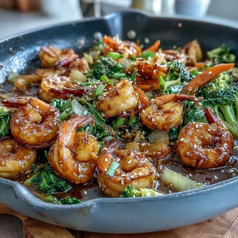 Shrimp Stir-Fry Vibrant Vegetables