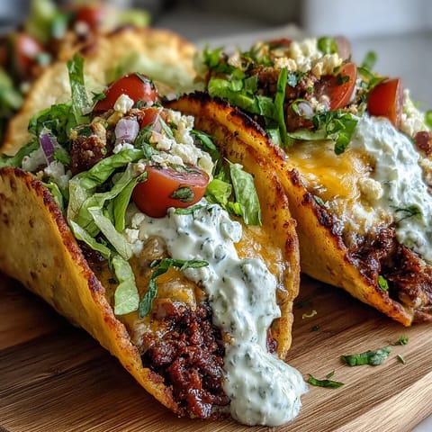 Easy Taco Dip Cups in clear cups with colorful layers of beans, sour cream, cheese, lettuce, and tomatoes, perfect for parties.