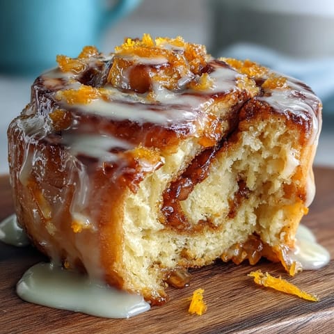 Mini orange rolls from crescent dough with zesty citrus glaze, soft and golden, perfect for quick breakfast or brunch.