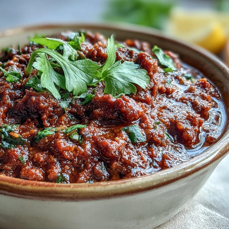 Garnished with fresh cilantro and a lemon wedge, this Venison Keema Curry is served over fluffy basmati rice.