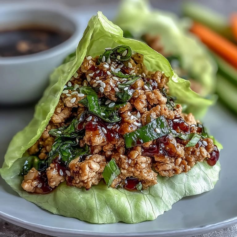 Healthy turkey lettuce wraps served with a side of crunchy veggie sticks, offering a refreshing and protein-packed summer dish.