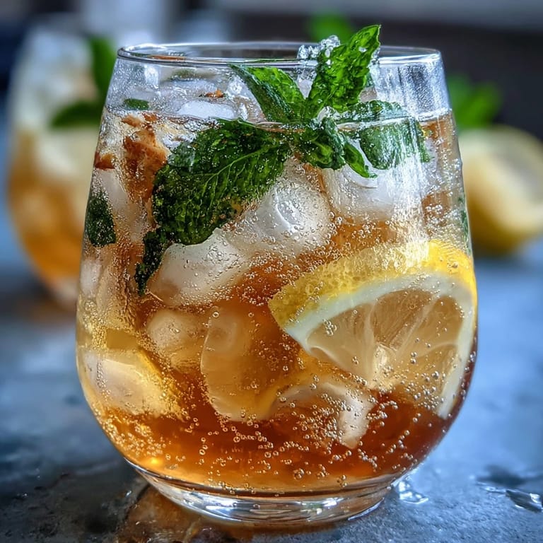 Chilled Limoncello Spritz Mocktail served with lemon slices, fresh mint, and sparkling water—ideal for festive gatherings or relaxing afternoons.