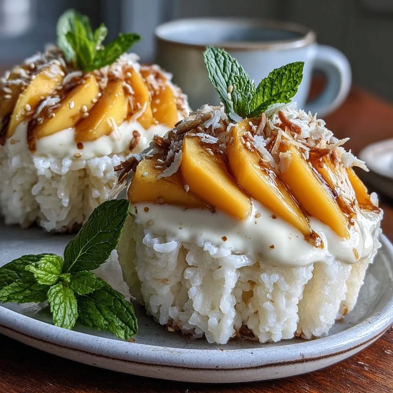 Enjoy these easy Thai-inspired Mango Sticky Rice Cups, a tropical sweet bite.