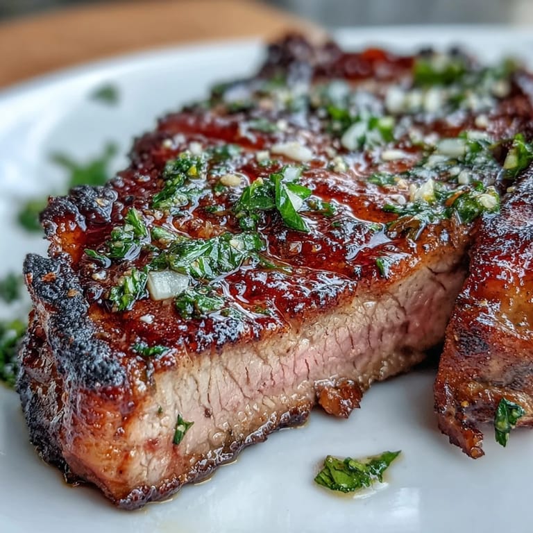 Succulent lamb chops seared to perfection, topped with a bright, fragrant gremolata for a fresh, herby finish.  