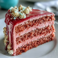 Elegant pink Bridal Shower Rosé Velvet Cake with shimmering gold drip.