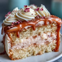 Elegant Bridal Shower Rosé Velvet Cake with shimmering gold drip, ready for celebration.